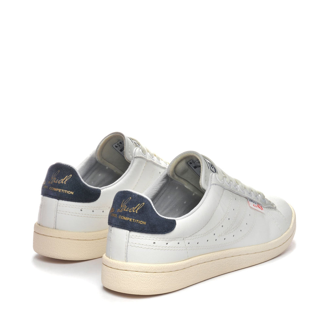 Sneakers Unisex 4832-LENDL GOATNAPPAU Low Cut WHITE-NAVY-OFF WHITE Dressed Side (jpg Rgb)		