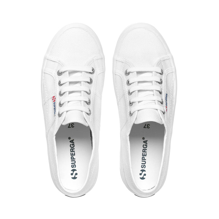 Unisex White Low Cut Sneakers with Cotton Upper 4
