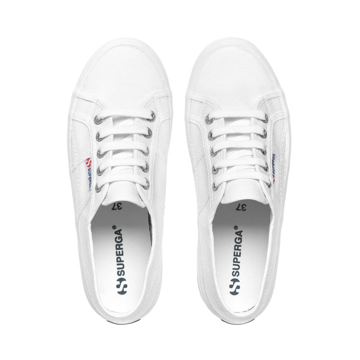 Sneakers Unisex 2555 ALPINA Low Cut WHITE Dressed Back (jpg Rgb)		
