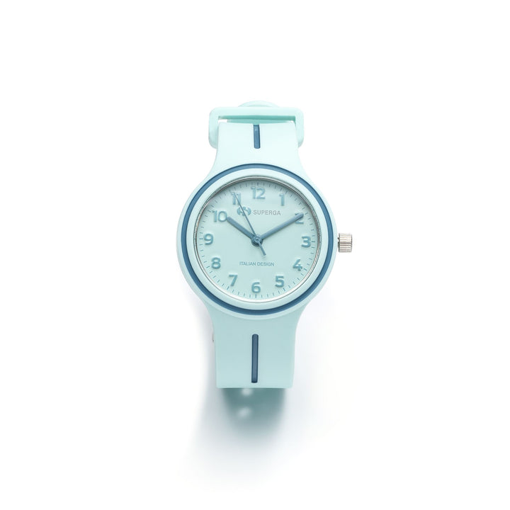 Analog Kid unisex SUPERGA SMALL OLD Wrist Watch STC066 AZURE-BLUE LT Photo (jpg Rgb)			