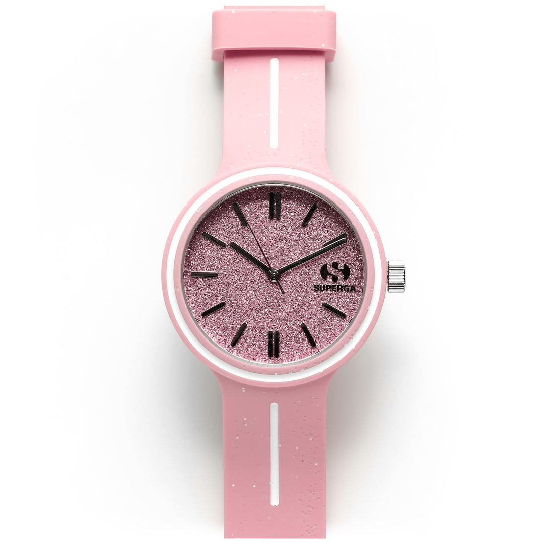 Analog Donna SUPERGA MEDIUM OLD Wrist Watch STC073 GLITTER PINK