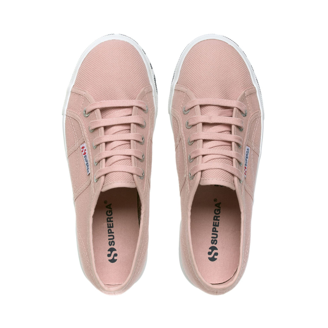 Lady Shoes Woman 2790-COTW OUTSOLE LETTERING Wedge PINK SMOKE Dressed Back (jpg Rgb)		