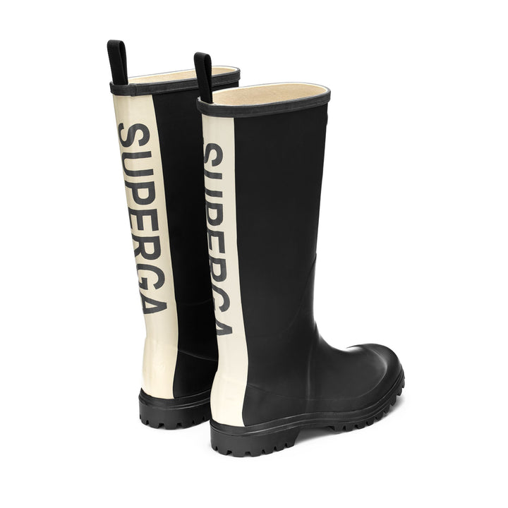Stivali alti in gomma unisex colore nero 3