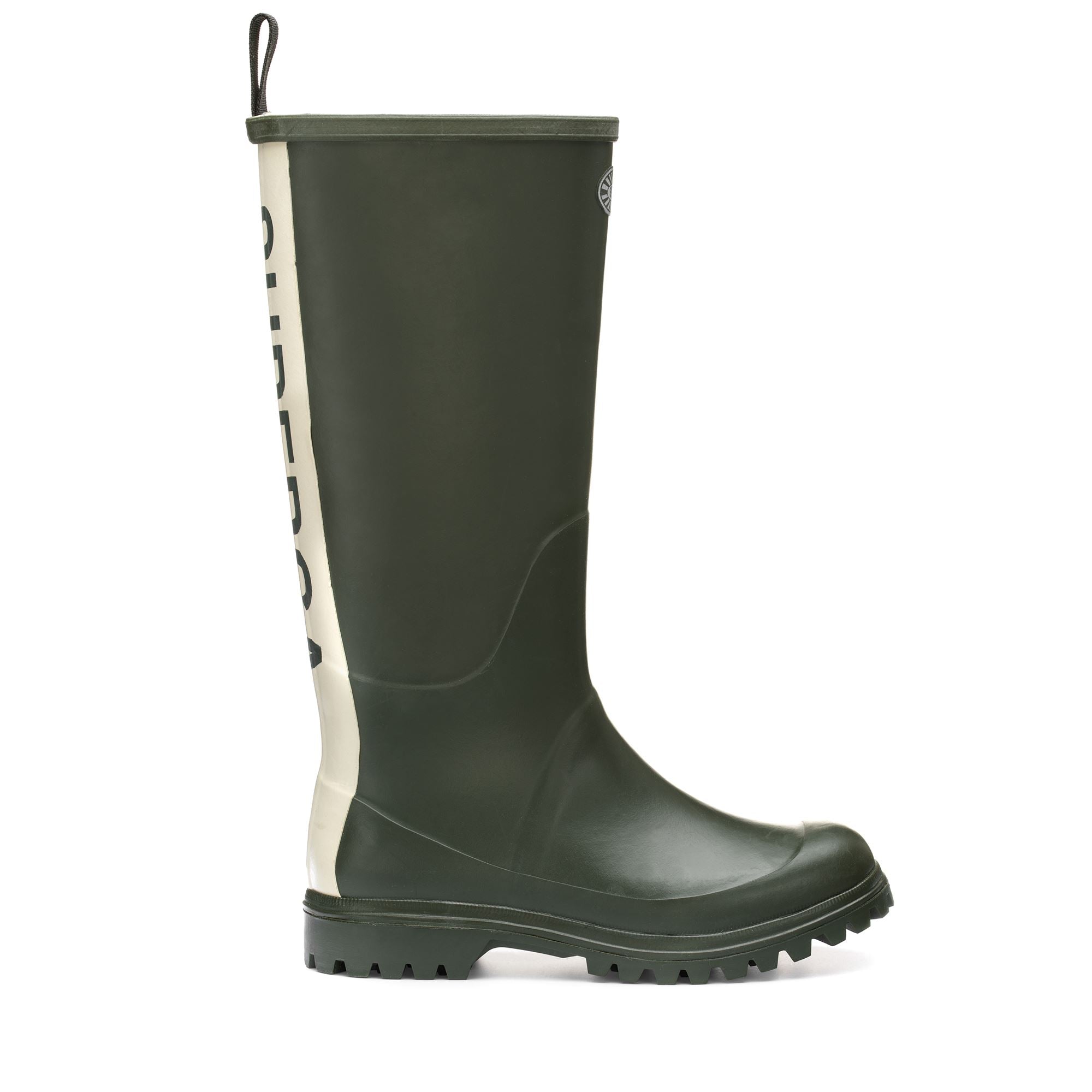 Y's × SUPERGA Military Rubber Boots High Rubber Boots Unisex Green Color | Superga