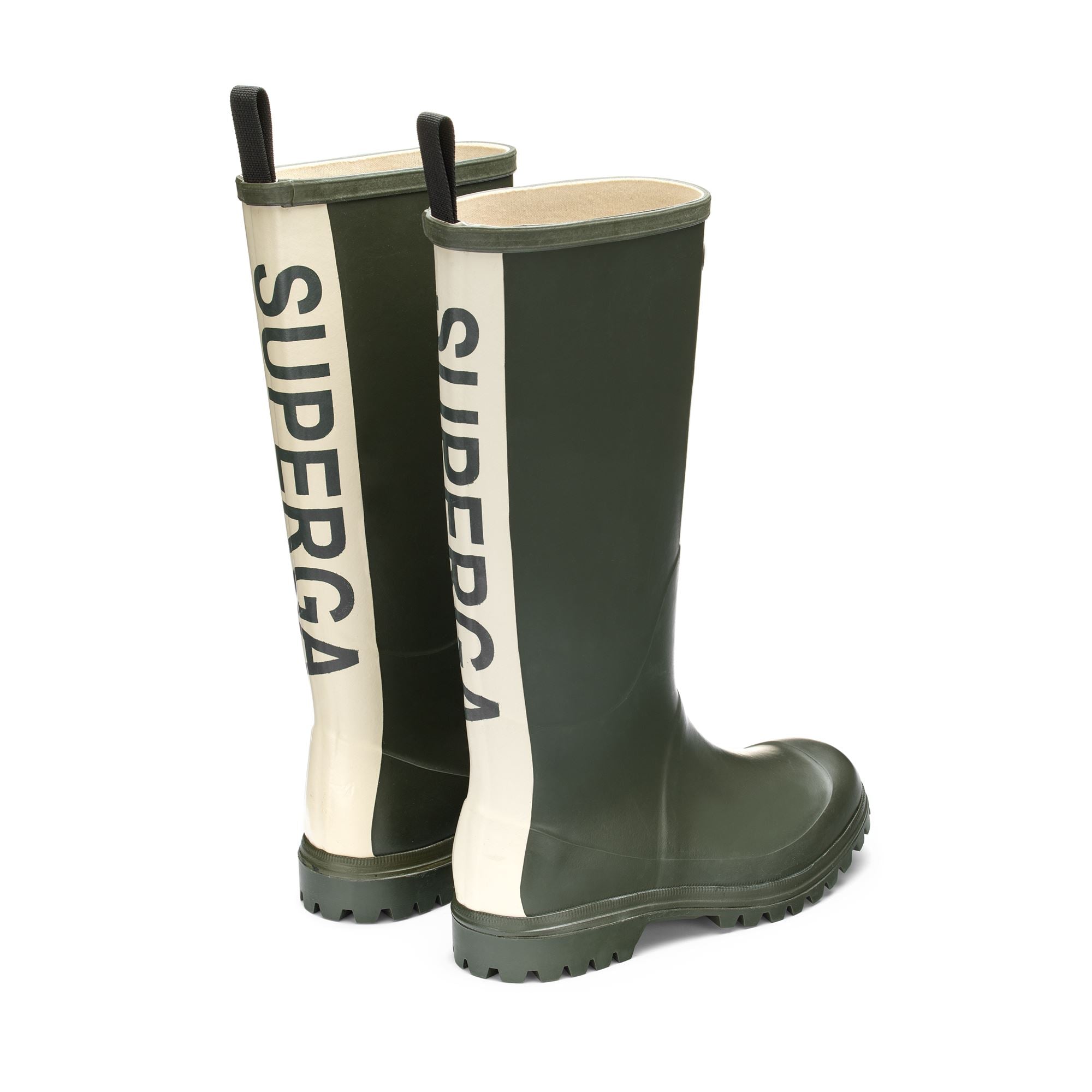 High Rubber Boots Unisex Green Color | Superga