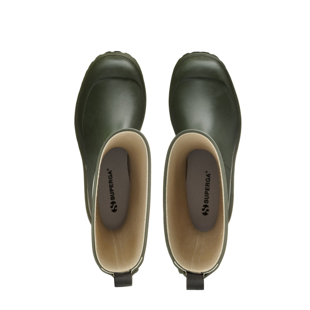 High Rubber Boots Unisex Green Color main