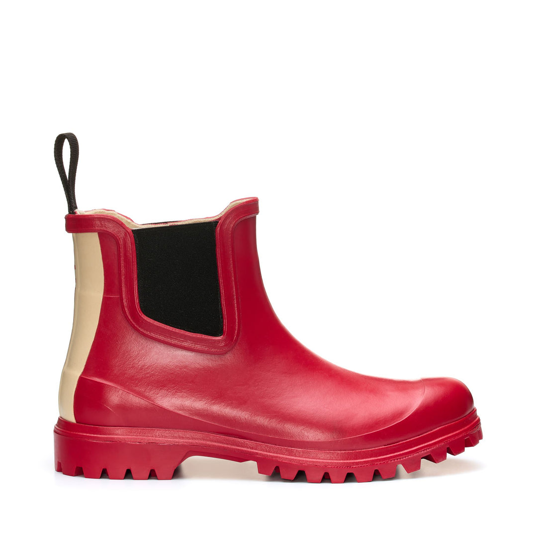Rubber Boots Unisex 798 RUBBER BOOTS LETTERING Mid Cut RED Photo (jpg Rgb)			