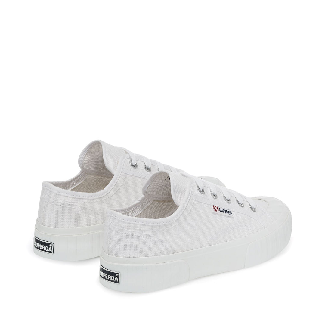 Sneakers Unisex 2630 STRIPE Low Cut WHITE Dressed Side (jpg Rgb)		