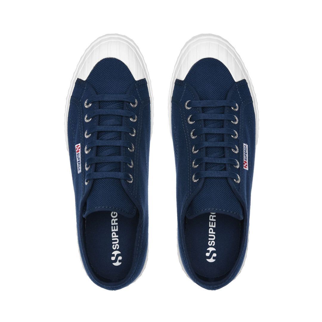 Sneakers Unisex 2630 STRIPE Low Cut BLUE INSIGNIA Dressed Back (jpg Rgb)		