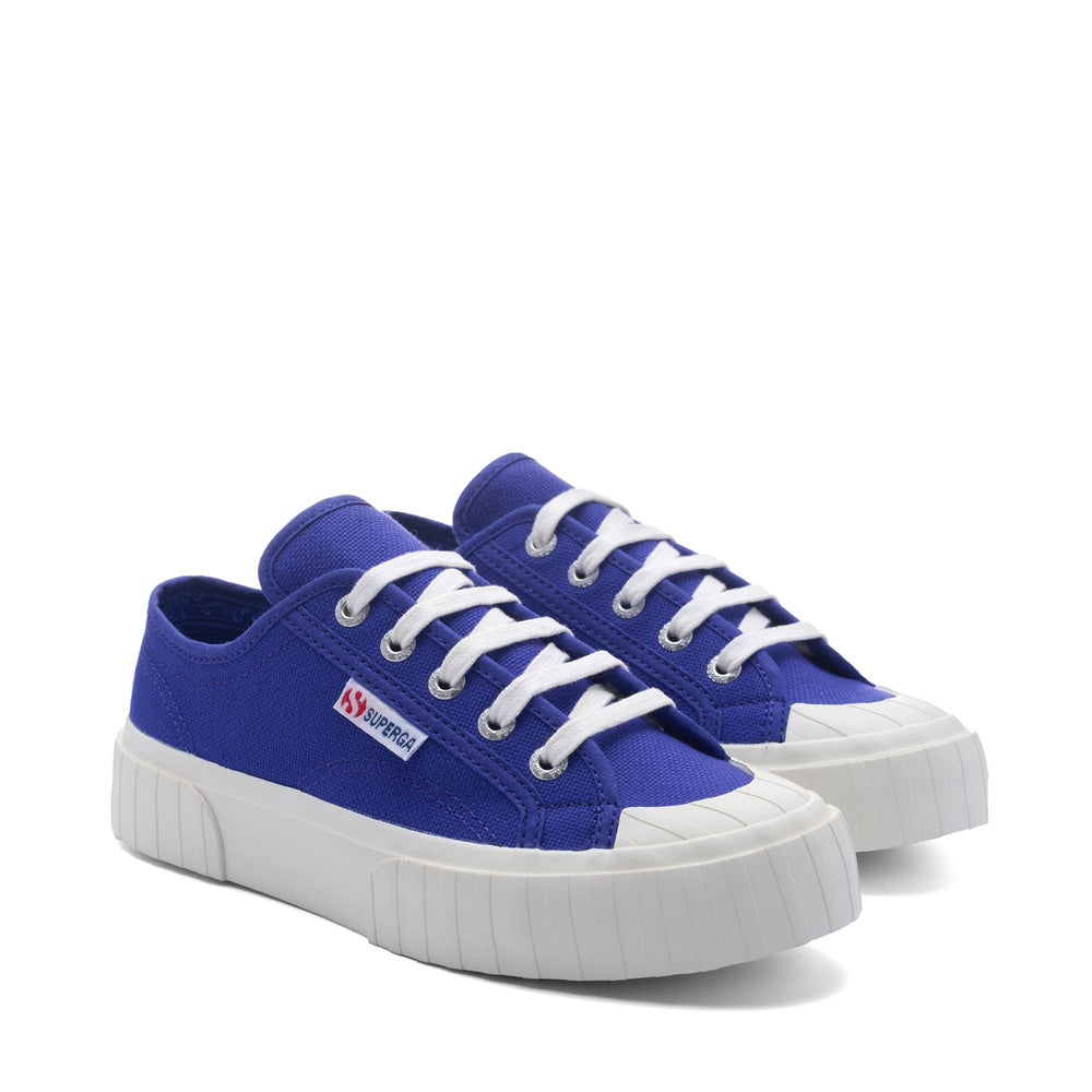 Sneakers Unisex 2630 STRIPE Low Cut BLUE SPECTRUM-FAVORIO Dressed Front (jpg Rgb)	