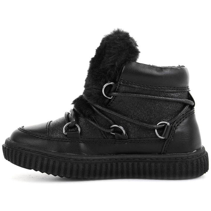 Ankle Boots Girl 4769-PUGLITTERJ Laced BLACK Dressed Side (jpg Rgb)		