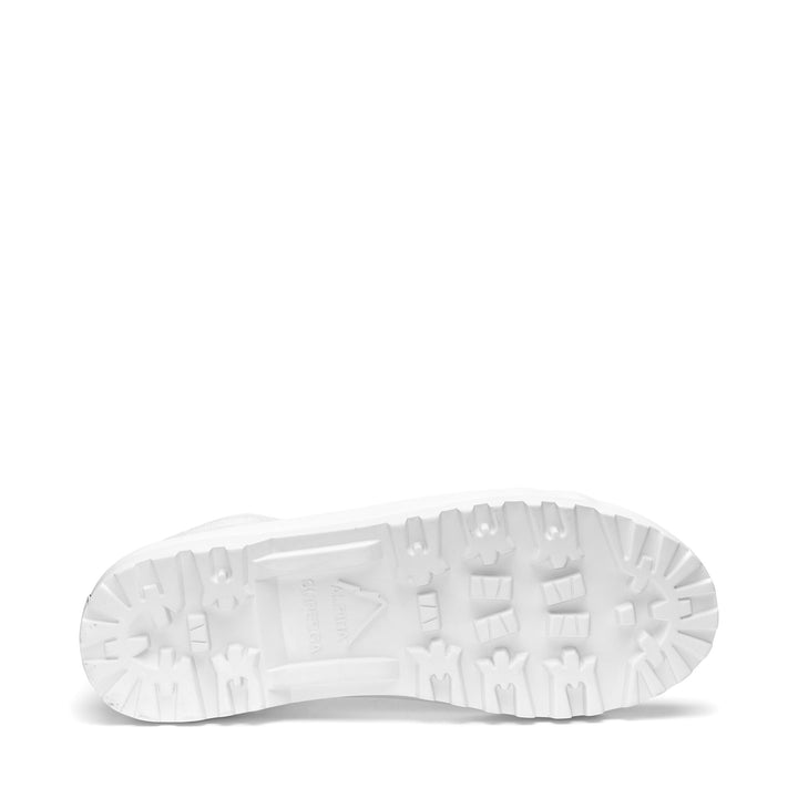 Stivaletti unisex bianchi con tomaia in cotone 5