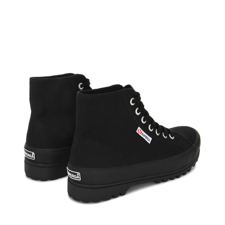 Ankle Boots Unisex 2341 ALPINA Laced FULL BLACK Dressed Side (jpg Rgb)		