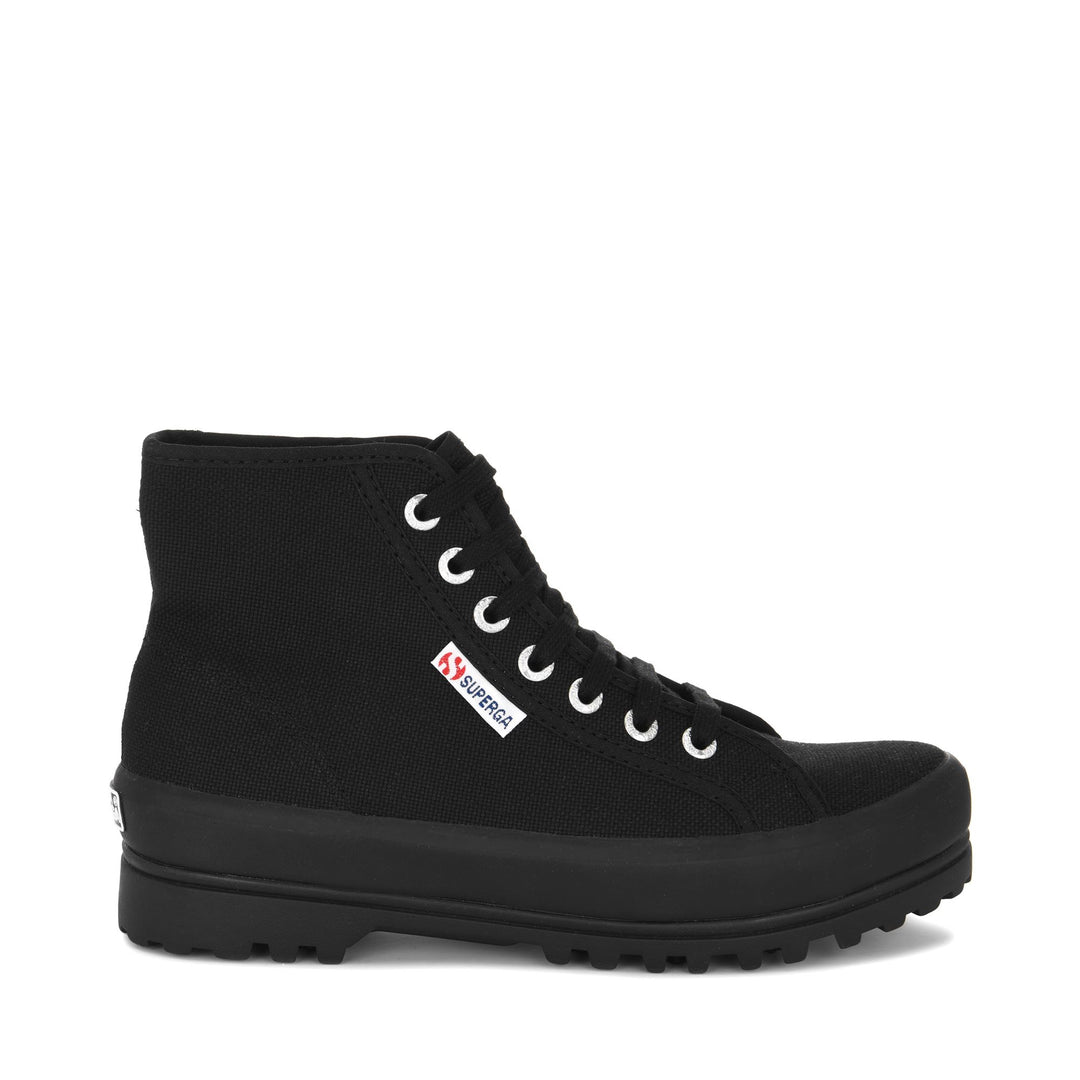 Ankle Boots_UNISEX_2341 ALPINA_Laced_Full Black - Black - Commercial 1