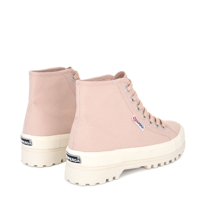 Ankle Boots Unisex 2341 ALPINA Laced PINK SKIN-F AVORIO Dressed Side (jpg Rgb)		