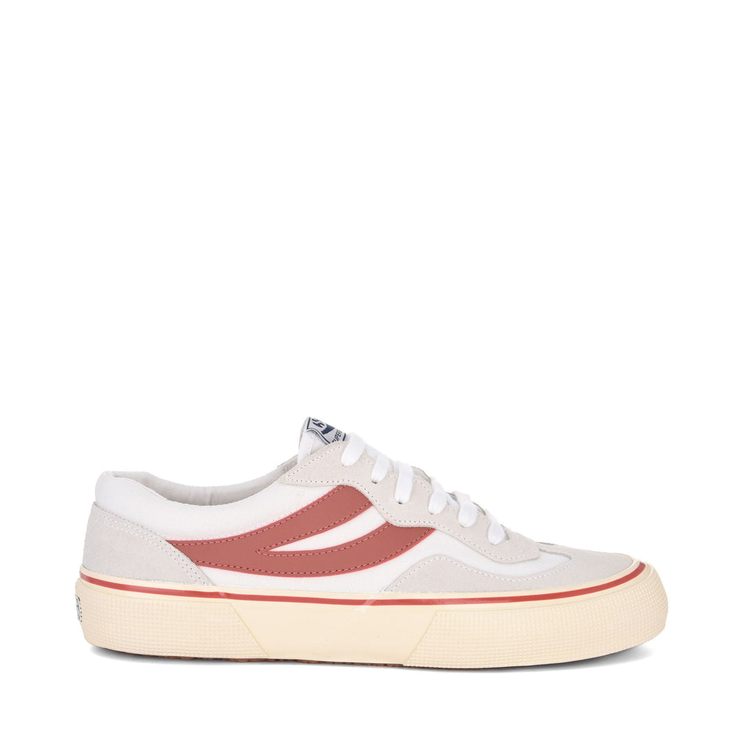 Sneakers Unisex 2941 REVOLLEY COLORBLOCK Low Cut WHITE - PINK BURNISHED Photo (jpg Rgb)			