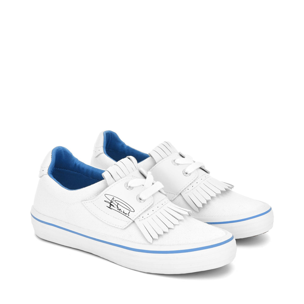 Sneakers Woman 2845-PERICOLI PLUS Low Cut WHITE Dressed Front (jpg Rgb)	