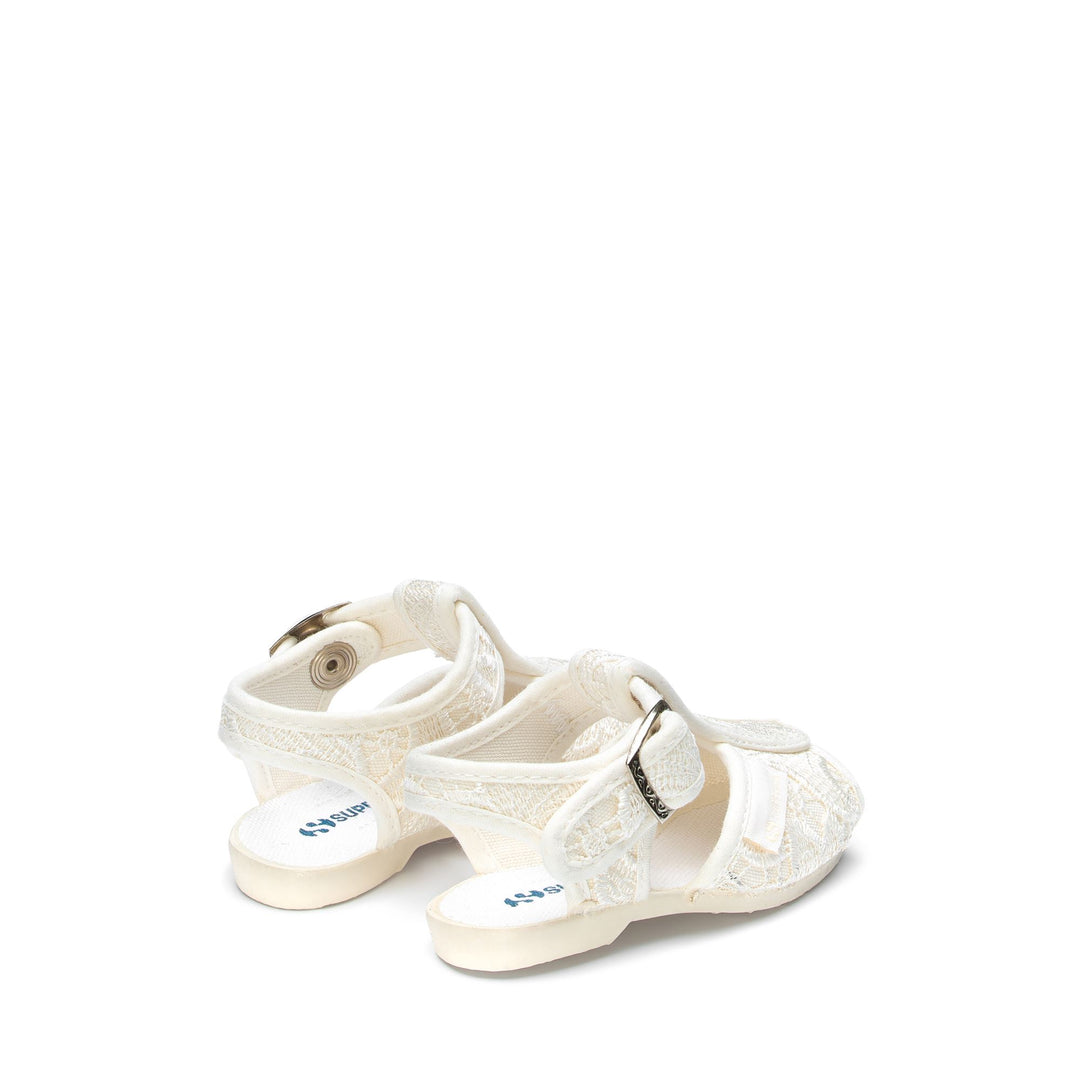 Sandals Girl 1200-macramej Sandal WHITE AVORIO Dressed Side (jpg Rgb)		