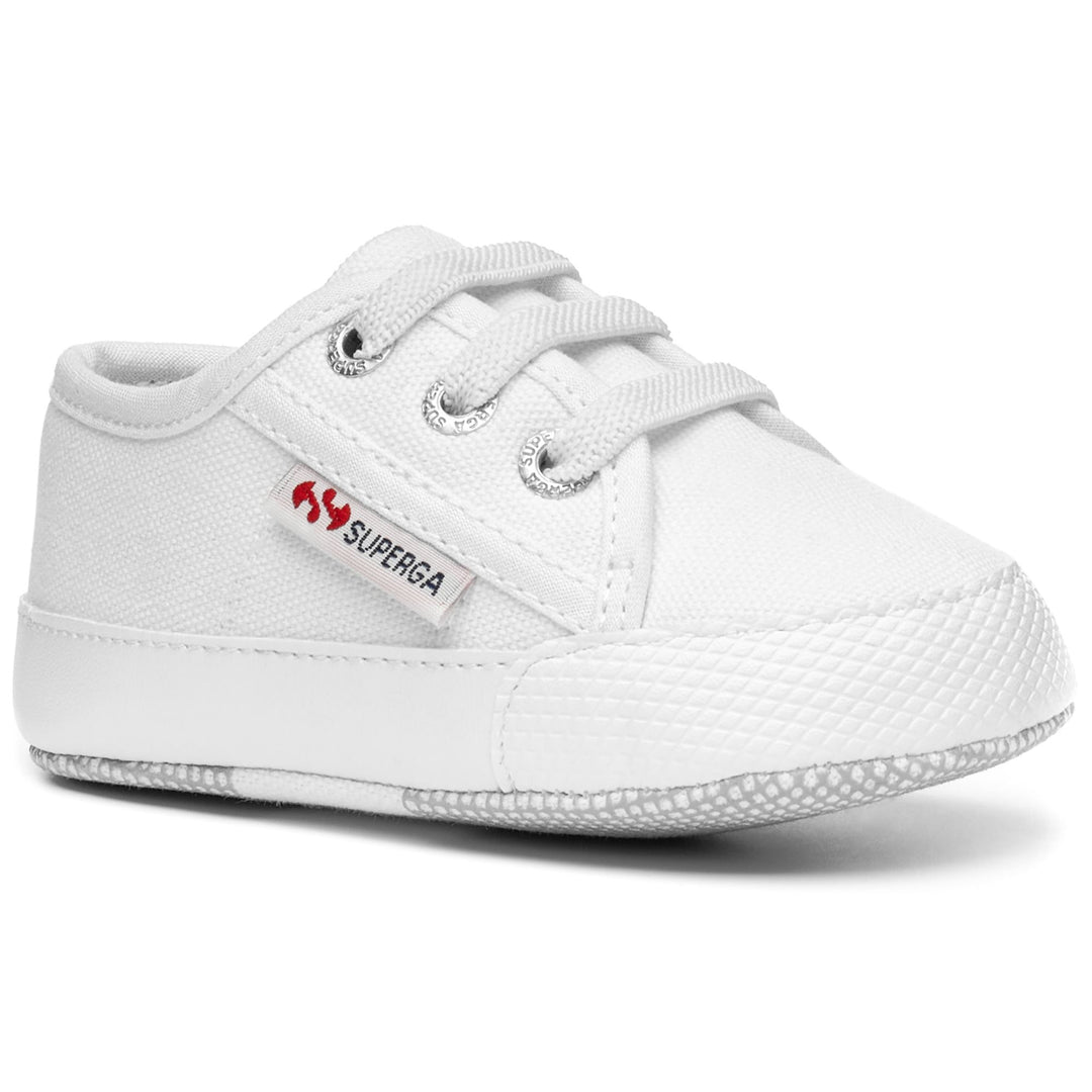 Sneakers Kid unisex 4006 BABY Low Cut WHITE Detail Double				