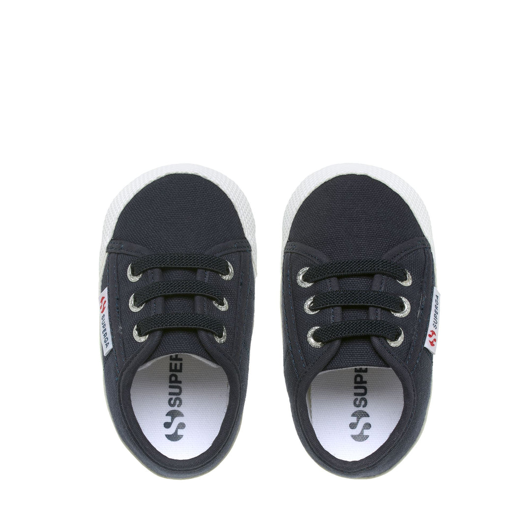 Zapatillas bajas para niños en azul con parte superior de algodón main