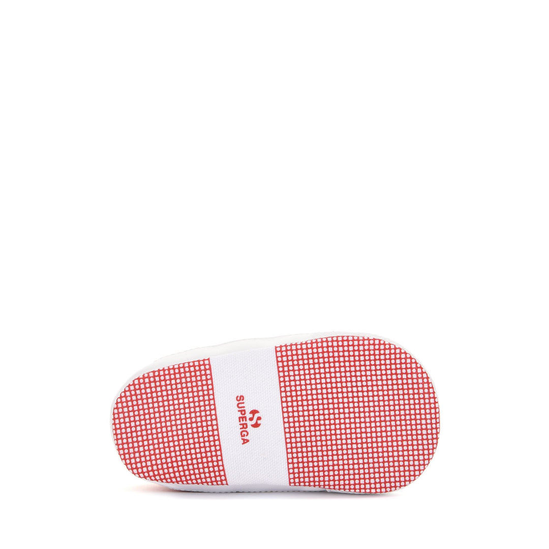 Children's Low Cut Sneakers in Red with Cotton Upper main