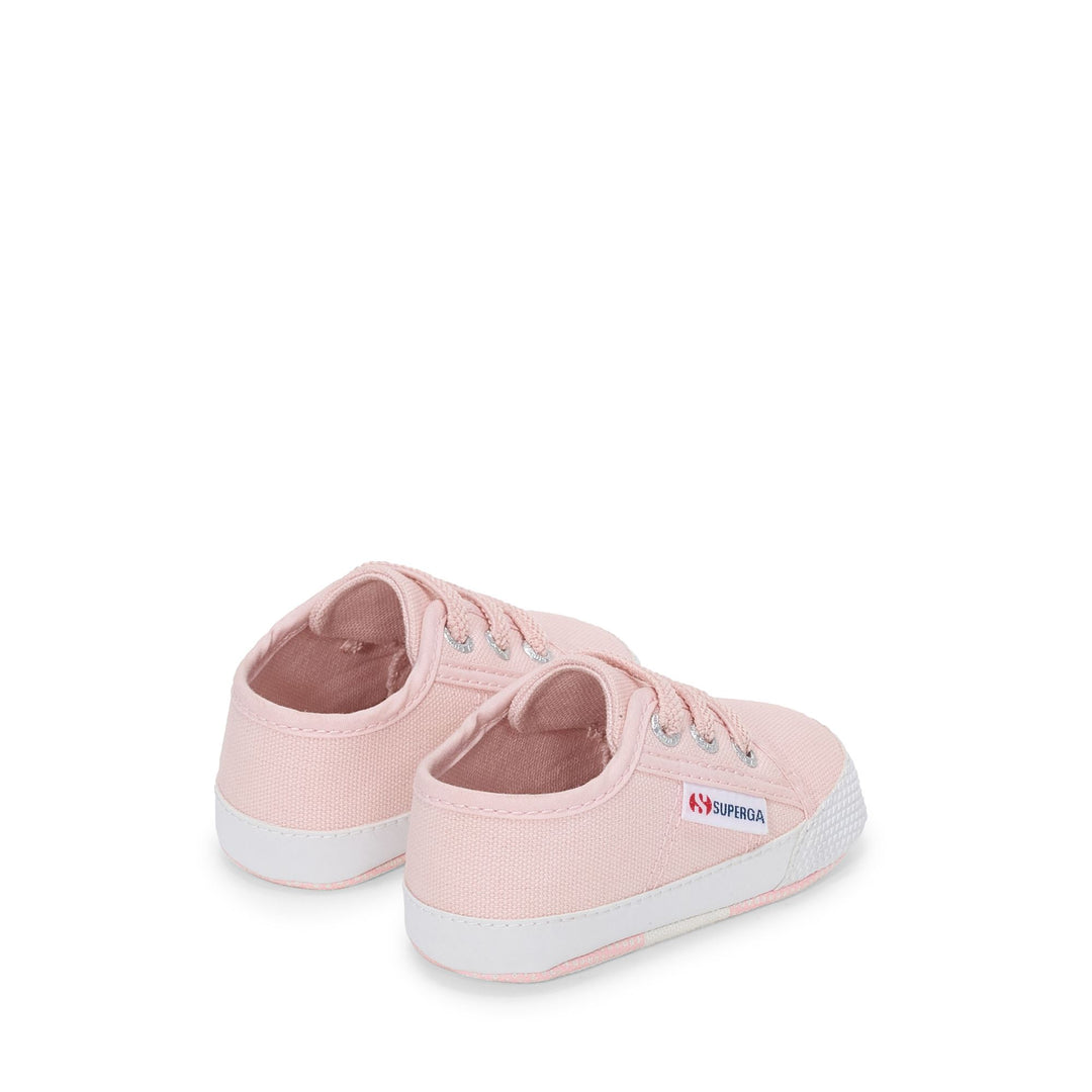 Niedrig geschnittene Kinder-Sneaker in Rosa mit Obermaterial aus Baumwolle main