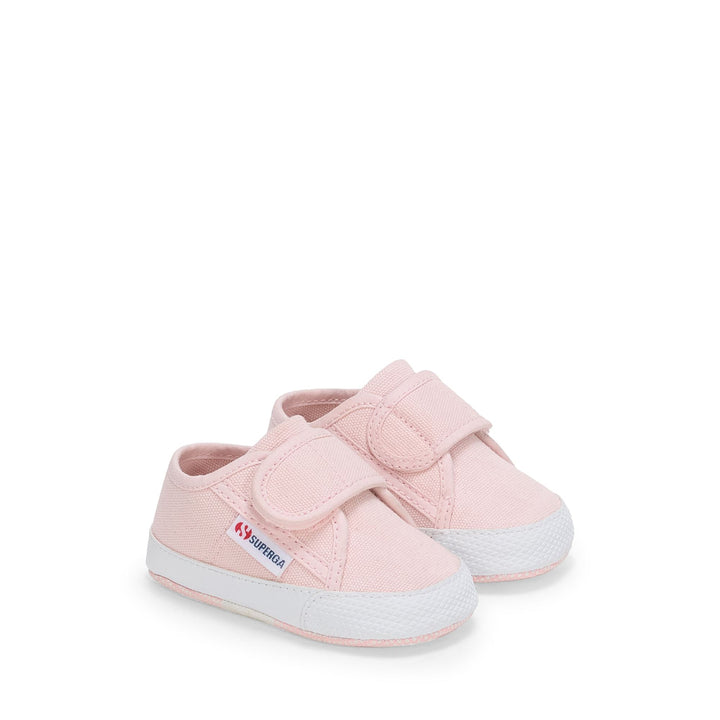 Children's Low Cut Sneakers in Pink with Cotton Upper 2