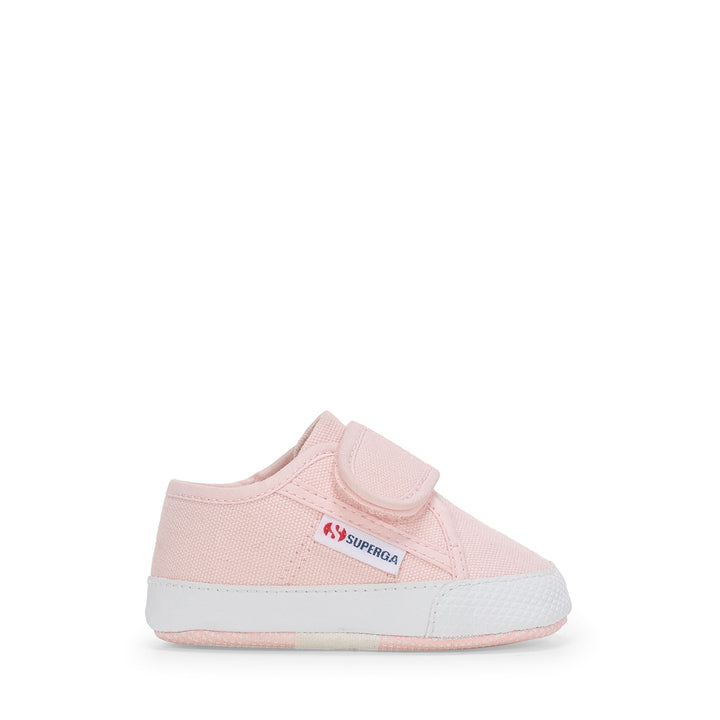 Children's Low Cut Sneakers in Pink with Cotton Upper 1