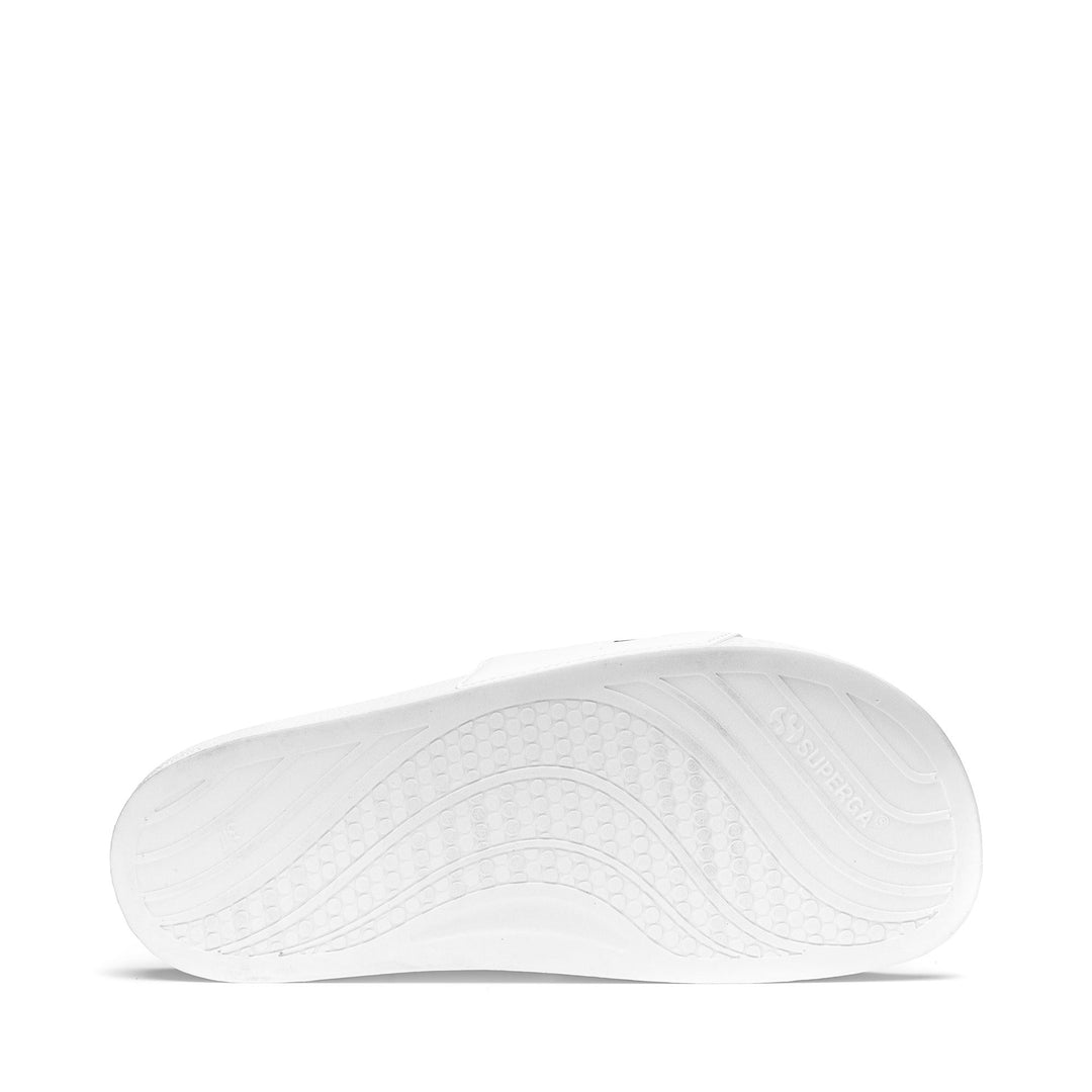 Unisex White Slides with Rubber Sole main