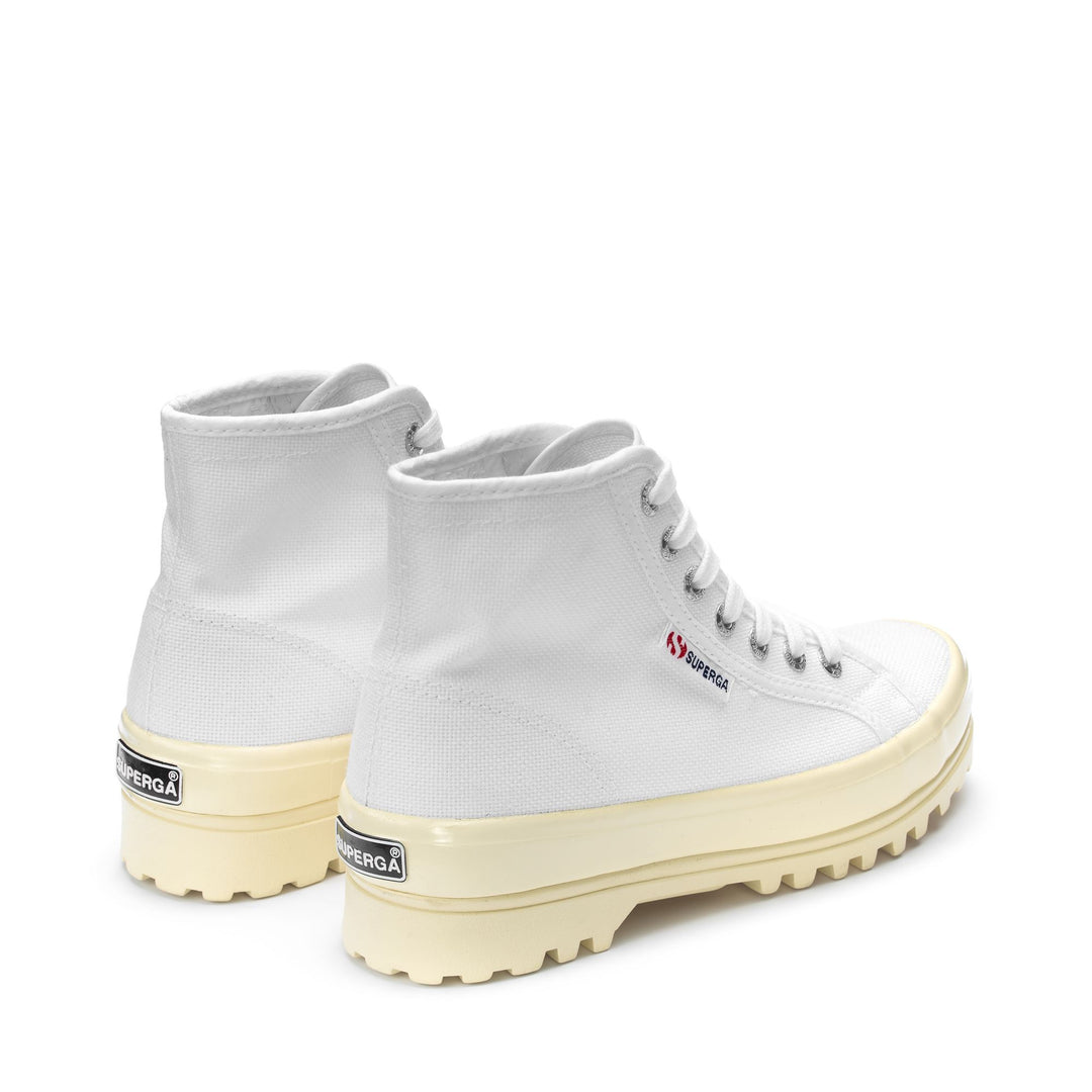 Ankle Boots Woman 2341 ALPINA SHINY GUM Laced WHITE-SHINY OFFWHITE Dressed Side (jpg Rgb)		