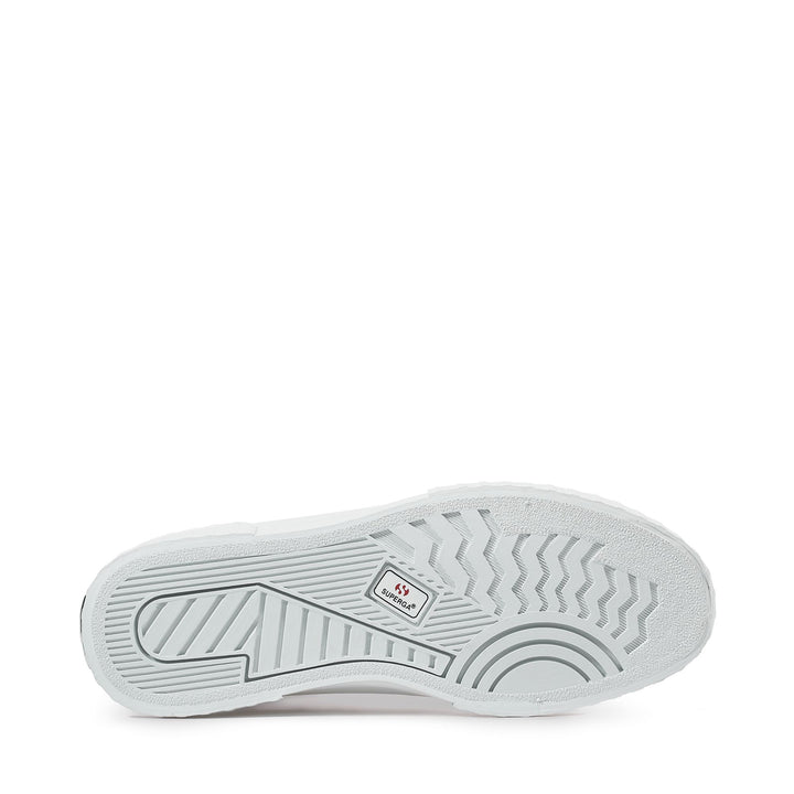 Sneakers Woman 2696 STRIPE Mid Cut WHITE Detail (jpg Rgb)			