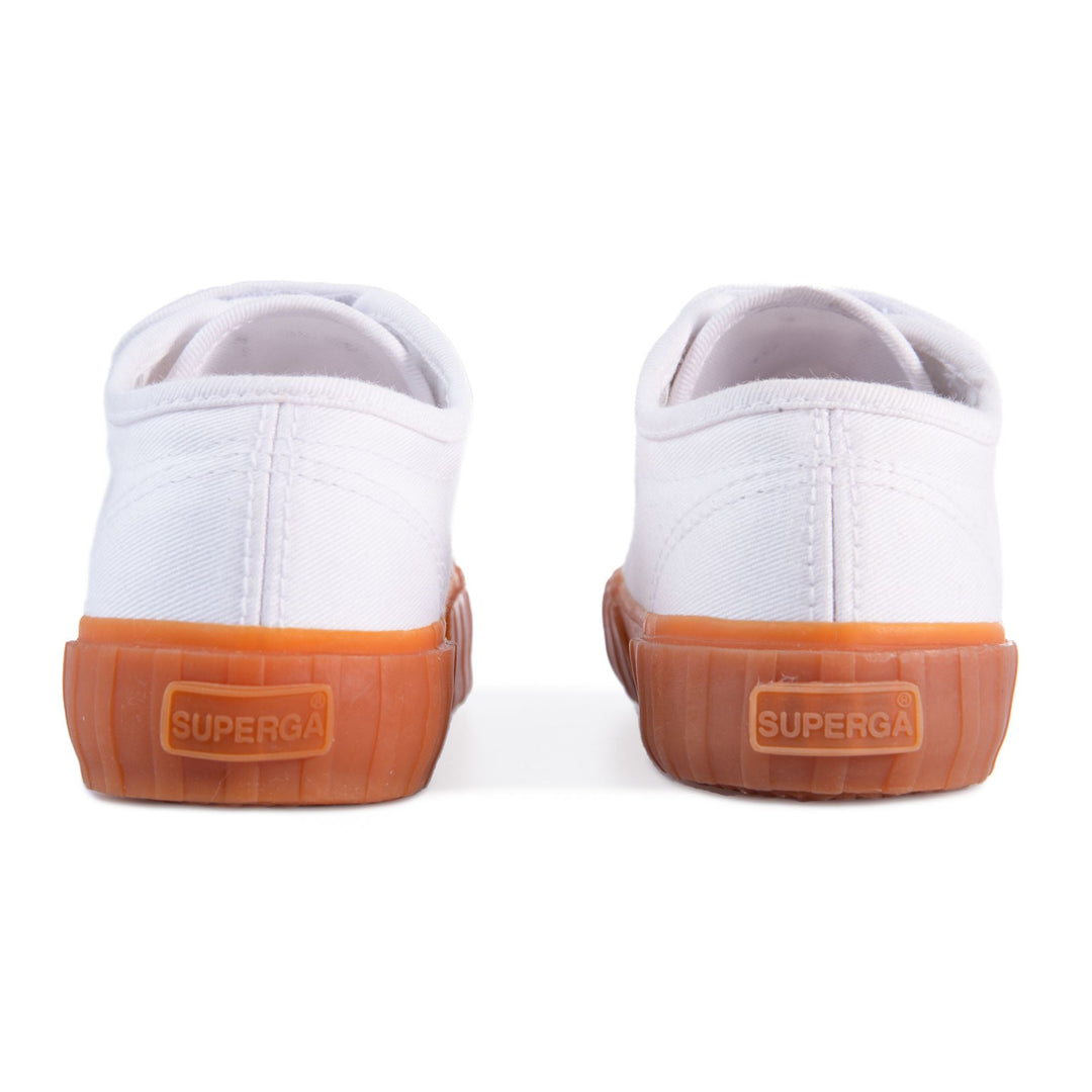Sneakers Kid unisex 2980 KIDS STRAPS DRILL Low Cut WHITE Detail (jpg Rgb)			