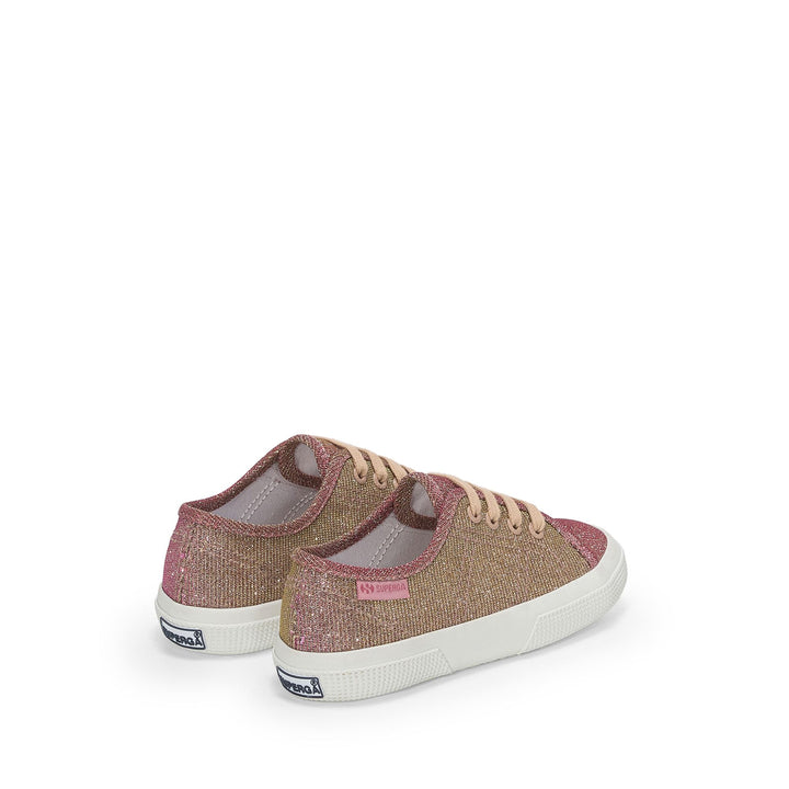 Low Cut Sneakers für Mädchen in Platin mit Obermaterial aus Jersey-Lamé 3