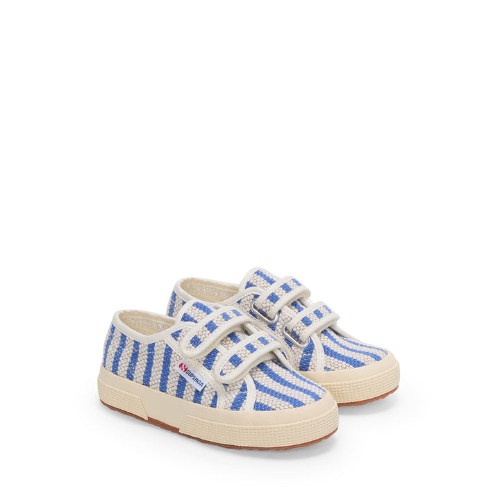 Children's Blue Sneakers with Cotton Upper 2
