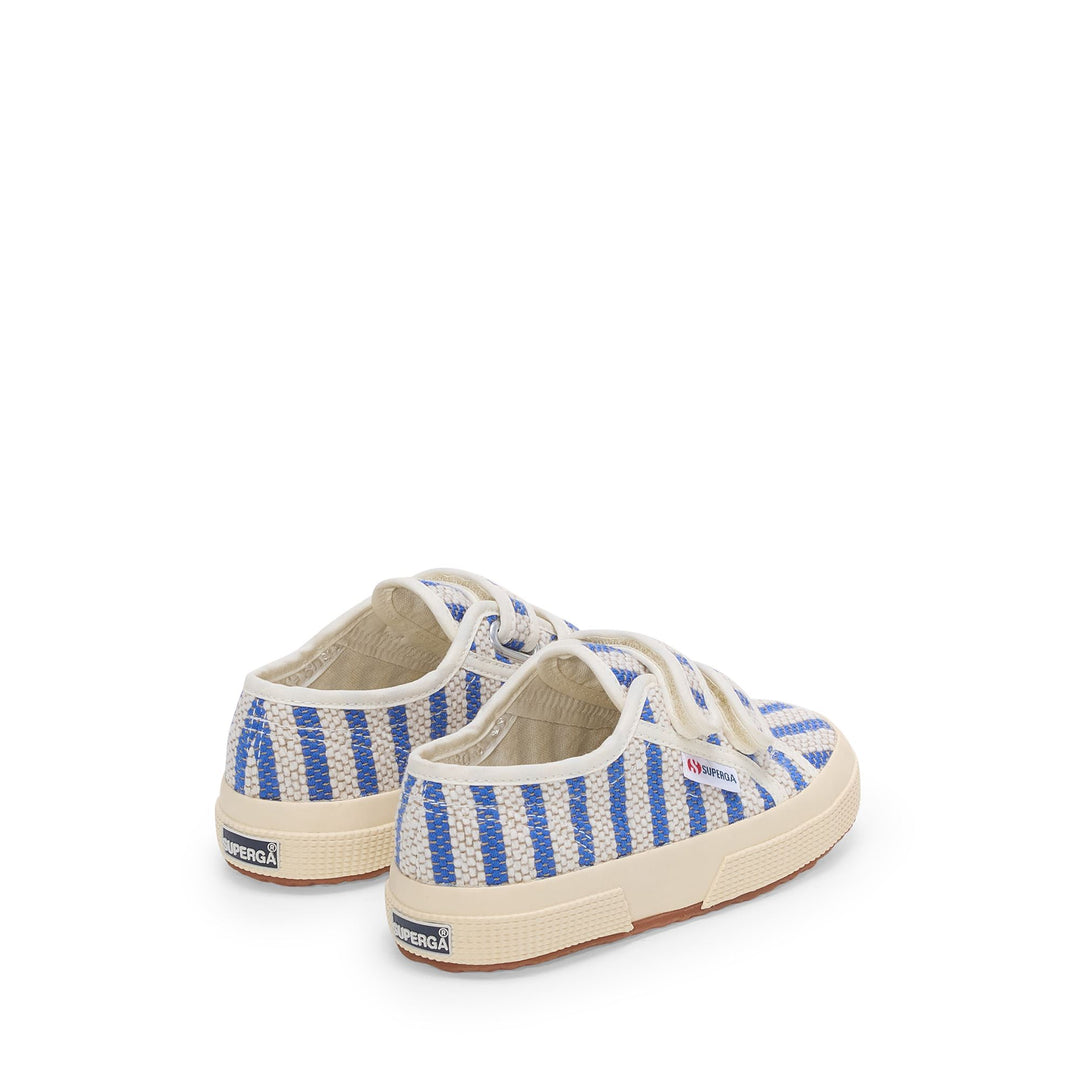 2750 KIDS STRAPS COTTON STRIPES - Le Superga - Sneaker - Kid unisex - BLUE-OFF WHITE main