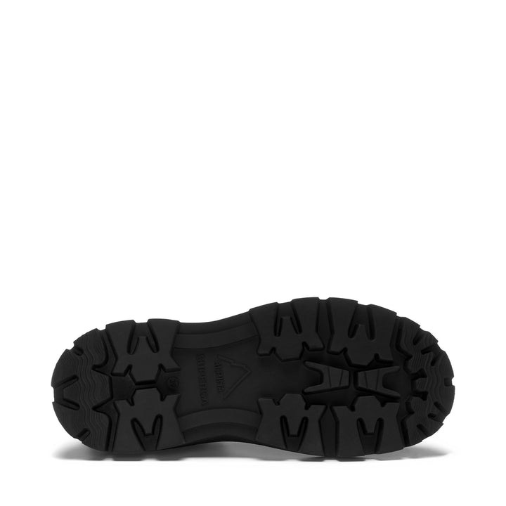 Stivaletti da donna total black con tomaia in cotone 5
