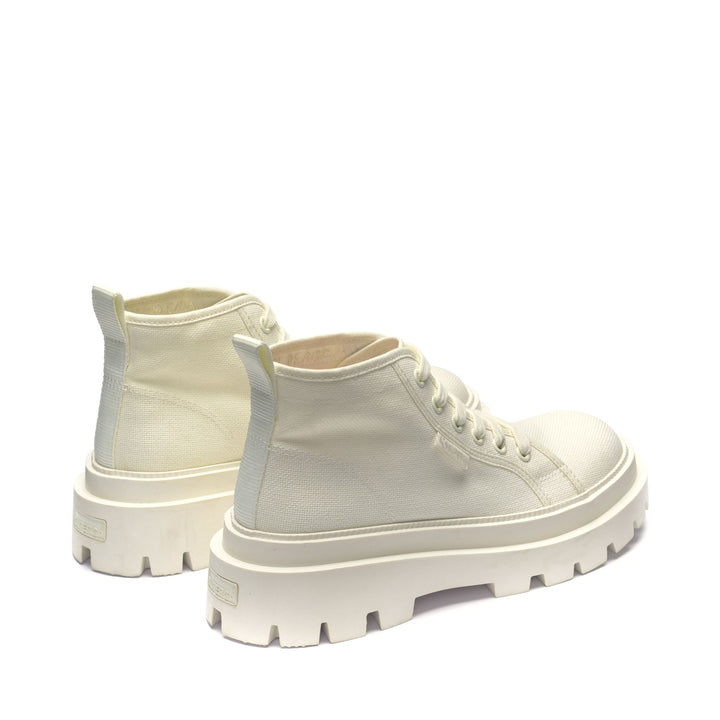 Botines beige para mujer con parte superior de algodón 3