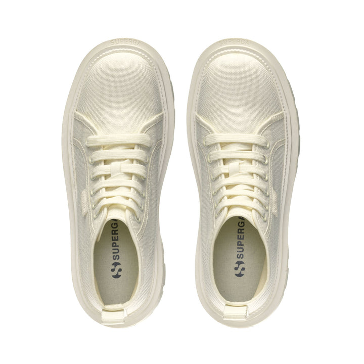 Botines beige para mujer con parte superior de algodón 4