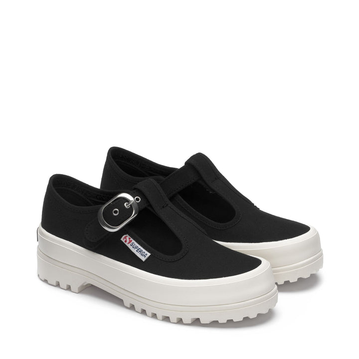 Woman's Sneakers Black with Cotton Upper 2