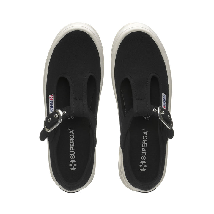 Woman's Sneakers Black with Cotton Upper 4