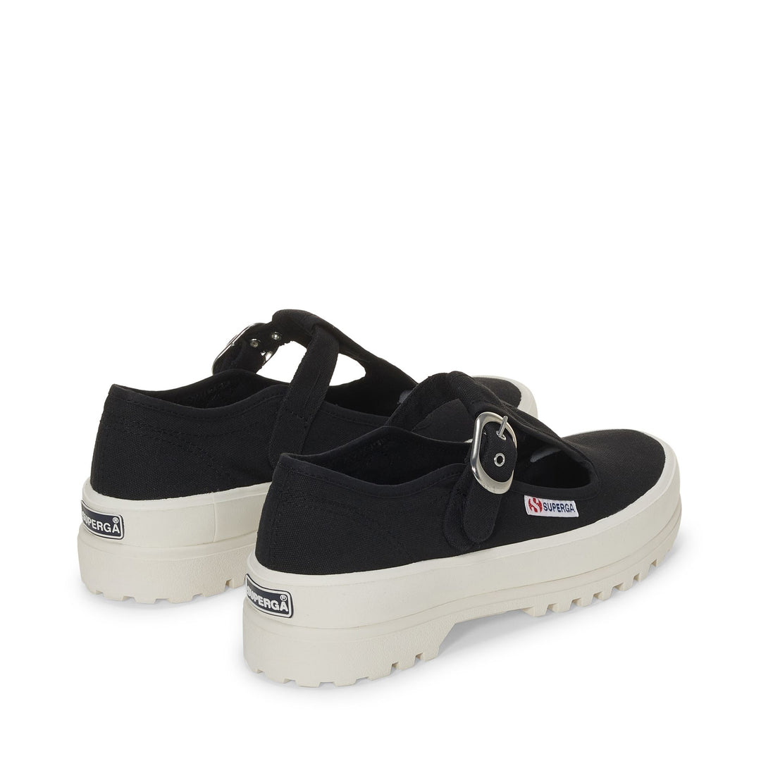 Woman's Sneakers Black with Cotton Upper main