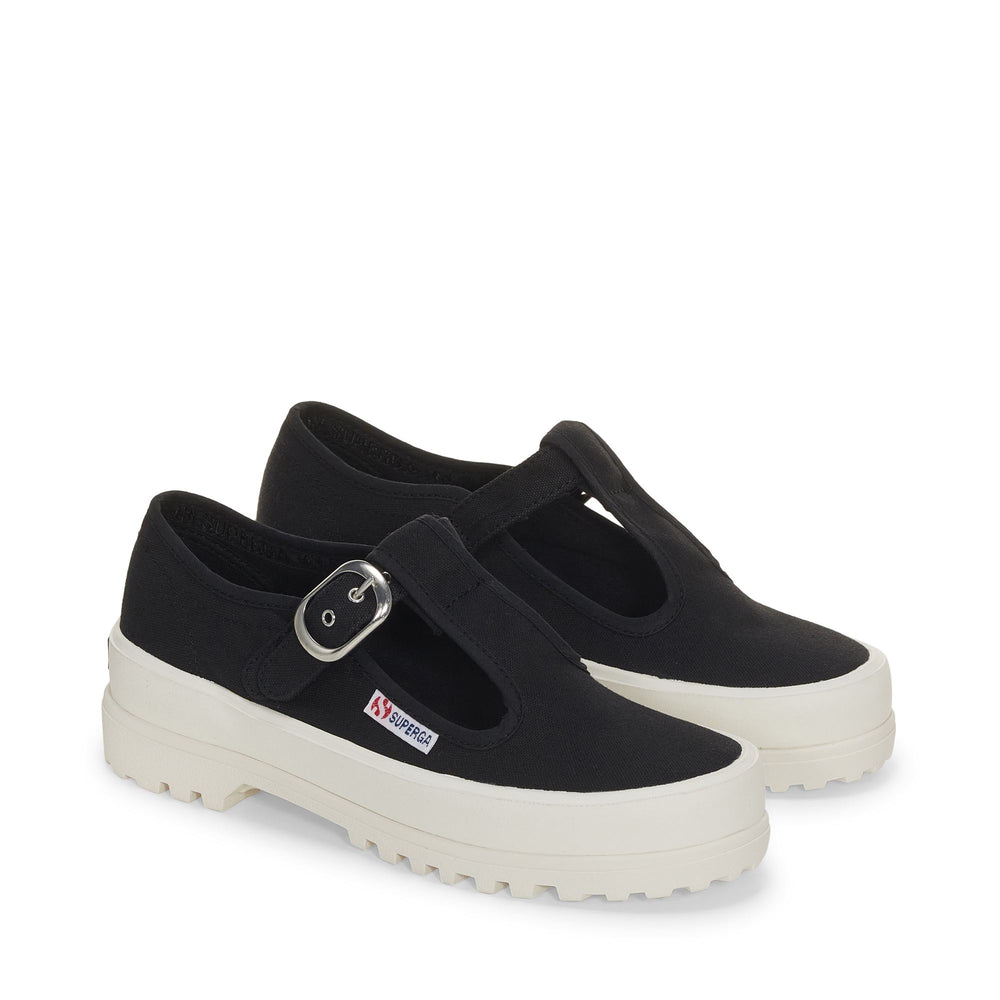 Woman's Sneakers Black with Cotton Upper 02