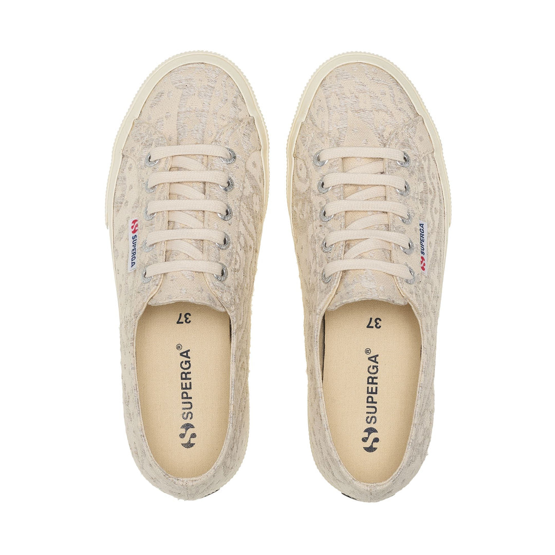 2750 PAISLEY EMBROIDERY Le Superga Low Cut Woman BEIGE-DIRTY WHITE Adult 36 Beige-dirty White