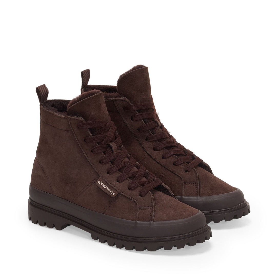2341 ALPINA SHEARLING - Bottines - Coupe mi-haute - Unisexe - Full Dk Chocolate-Brown Java main
