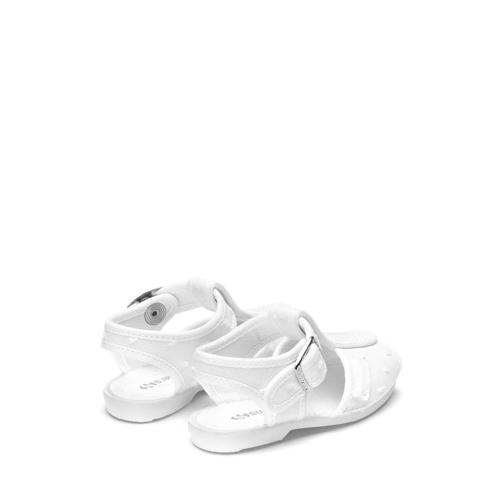 Sandals Girl 1200 KIDS SANDALS PLUMETIS Sandal WHITE Dressed Side (jpg Rgb)		