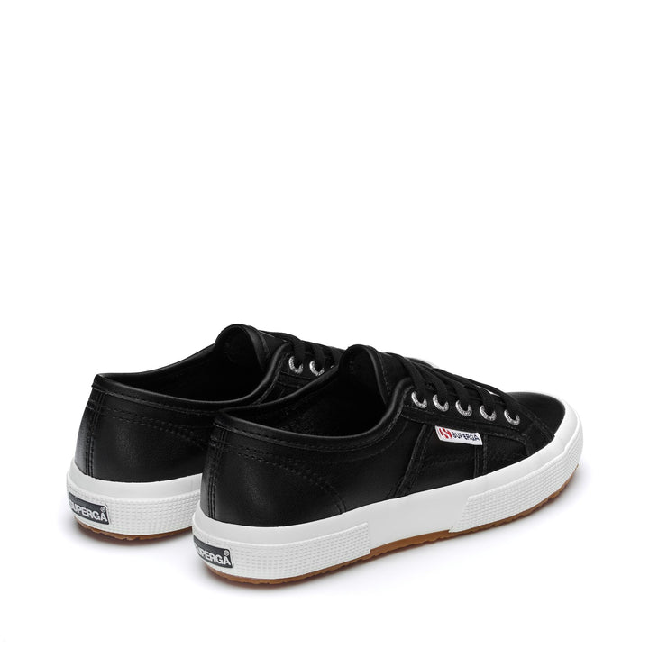 Le Superga Unisex 2750 VEGAN MATERIAL Sneaker BLACK Dressed Side (jpg Rgb)		