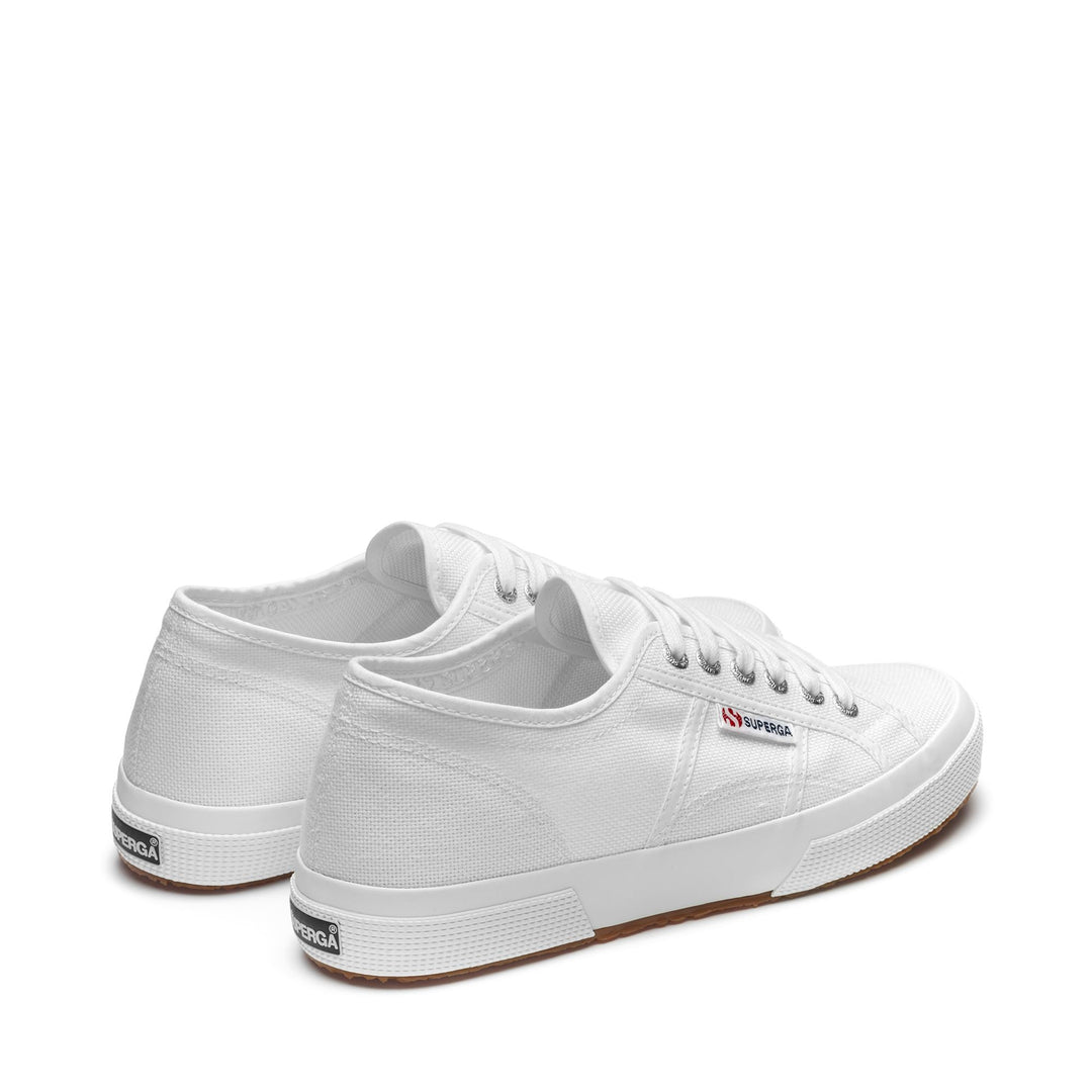 Le Superga Unisex 2750 NEW PLUS Sneaker WHITE Dressed Side (jpg Rgb)		