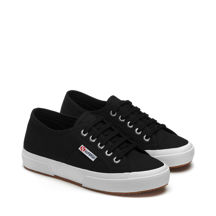 Zapatillas unisex negras con parte superior de algodón 2
