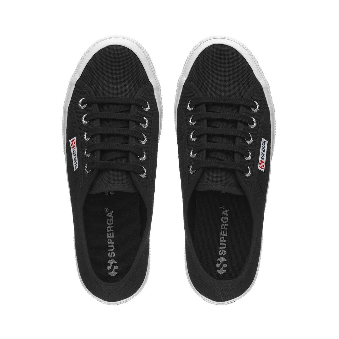 Zapatillas unisex negras con parte superior de algodón main