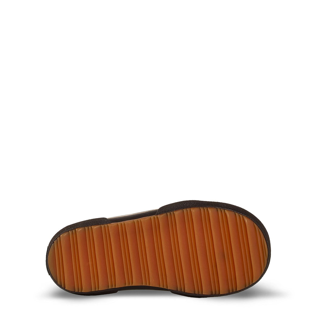 Stivaletti da bambino color cioccolato fondente con tomaia in pelle scamosciata main